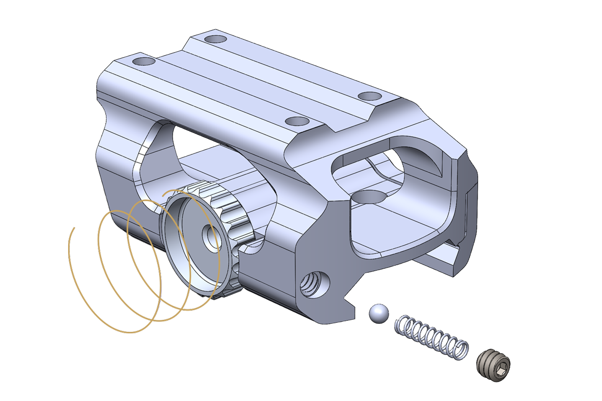 Scalarworks Leap MRO mount with ClickDrive quick-detach system