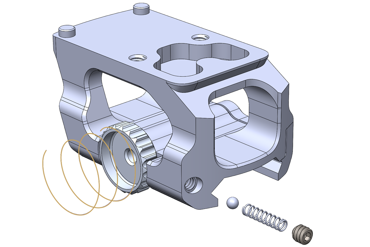 Scalarworks Leap Trijicon RMR mount with ClickDrive quick-detach system