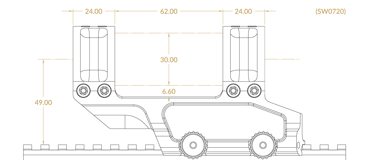 Scalarworks Leap scope mount diagram