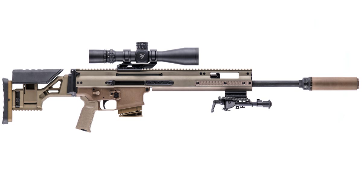 Q The Fix Precision Rifle (6.5CM), with Nightforce ATACR 4-20x50 on Scalarworks LEAP/09 mount. Proof Reseatrch 16" barrel, Q Trash Panda